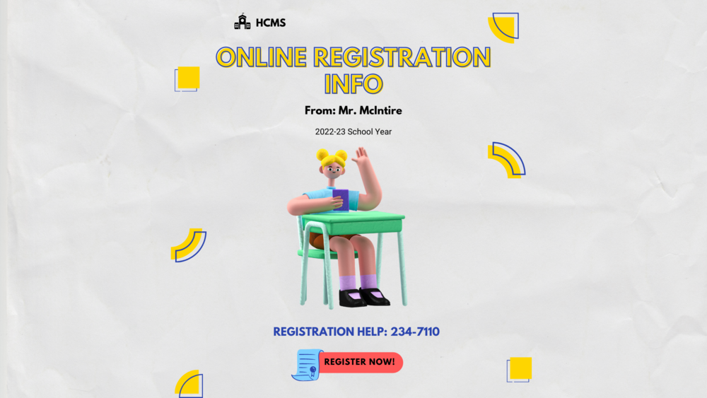 Online Registration Info