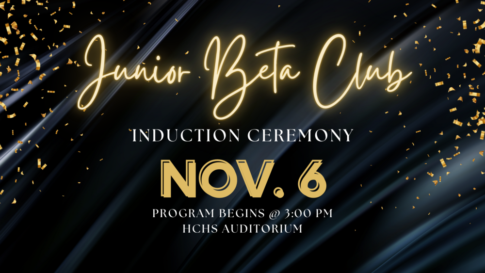Beta Club Induction Ceremony