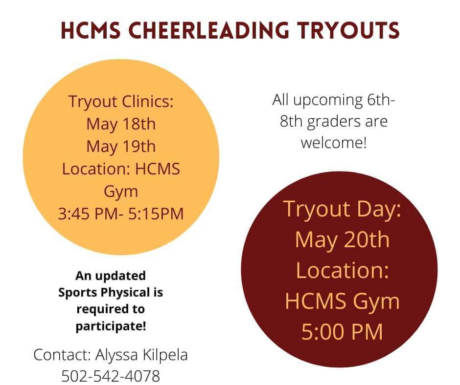 HCMS Cheer Tryout
