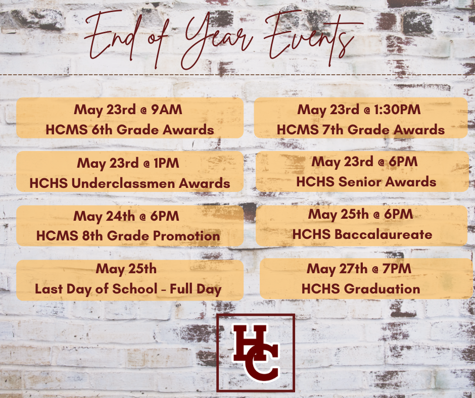End of Year Events