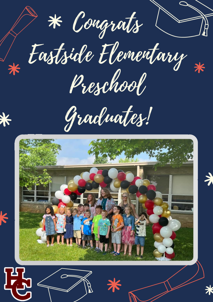 Eastside Elementary Preschool Graduation Photo