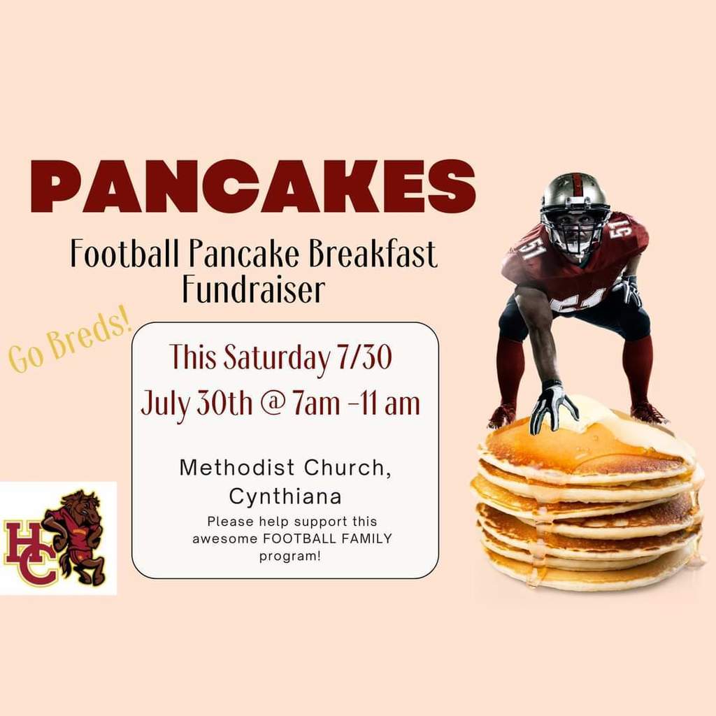 Pancake Breakfast for Football Team
