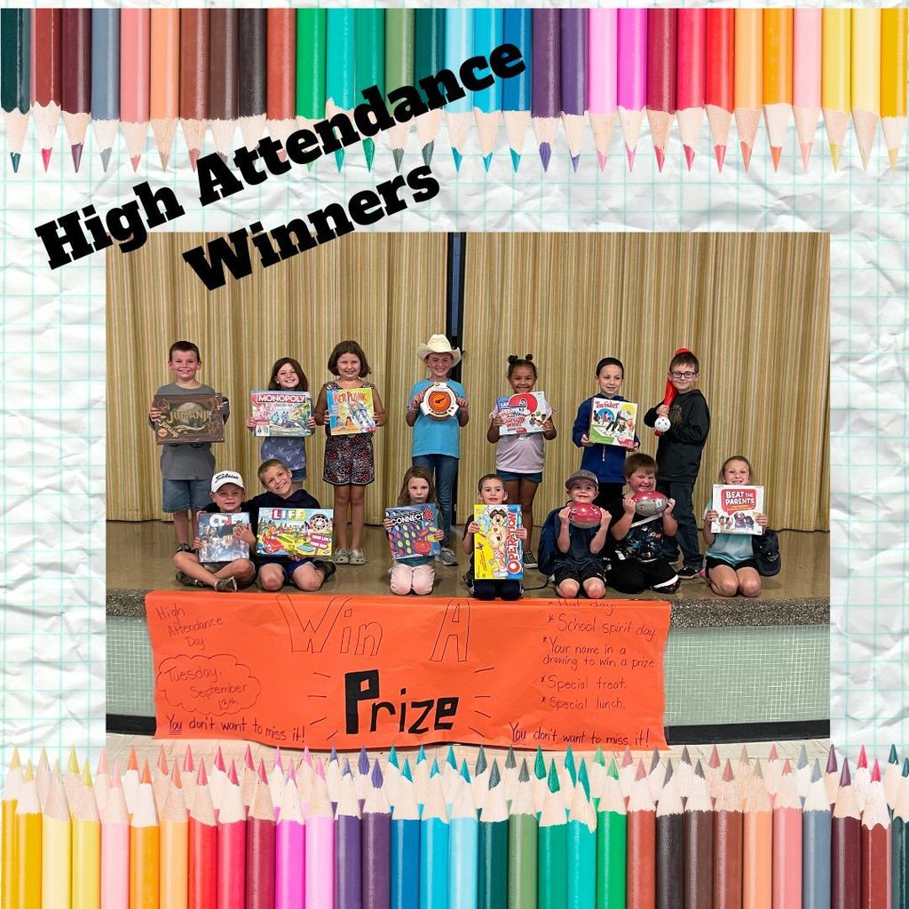 High Attendance Winners