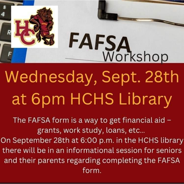 FAFSA Workshop Info