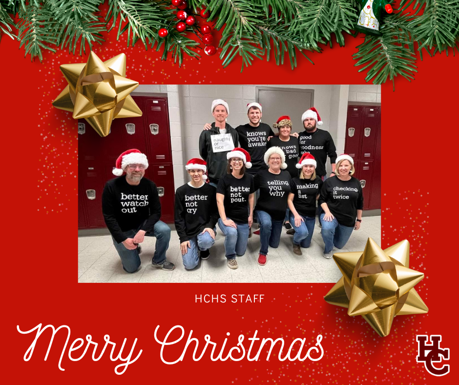 HCHS Staff in the Christmas Spirit