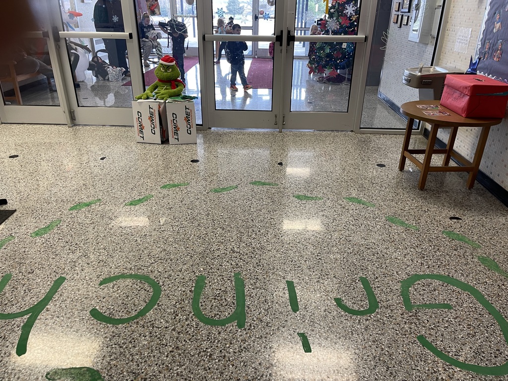 Grinch name on the floor